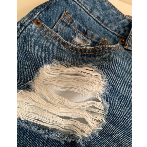 Ripped Jean Shorts - Picture 3 of 5